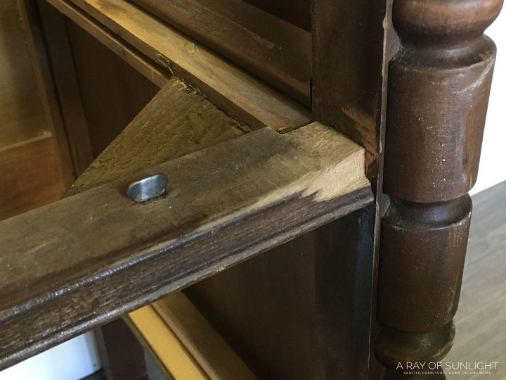 how to repair trim and details on furniture