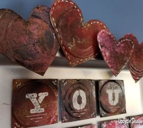Tablero magnético de mensajes de San Valentín - Upcycle DIY