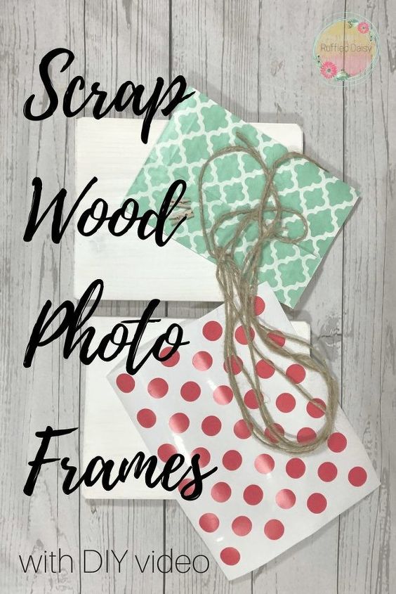 marcos de fotos de madera de desecho