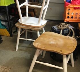 chair turned to stool