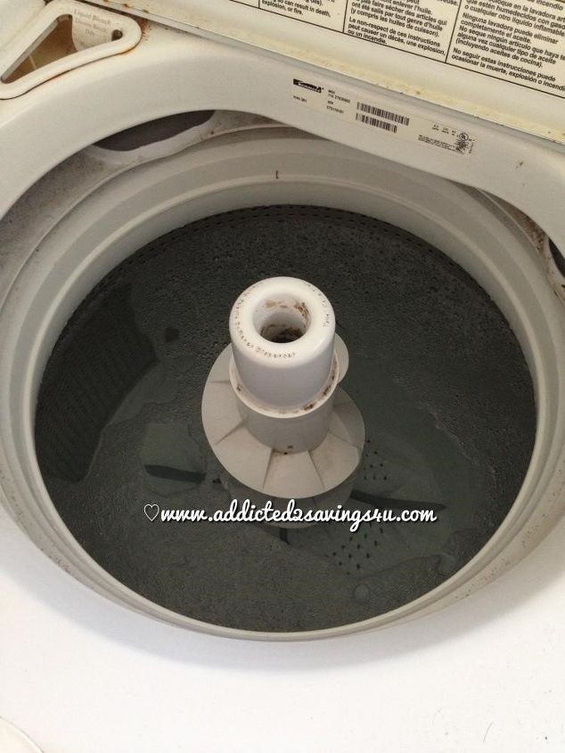 how to clean a washing machine using just 2 non toxic products, Top Loading Washing Machine Brittany Shaw