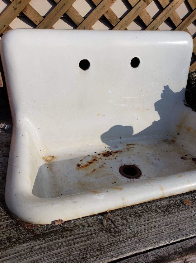 q fixin up an old sink
