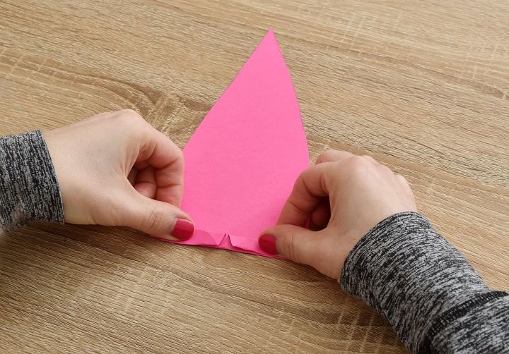 diy folded paper heart decorations for valentine s day