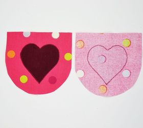 valentine s day fabric banner