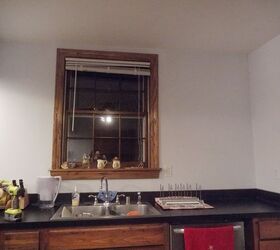 adding functional decor to an empty kitchen wall