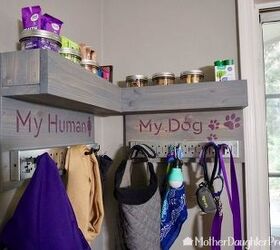 diy storage for pet treats and supplies