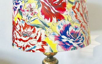 How to Easily Decoupage and Decorate Lampshade Into a Floral Beauty