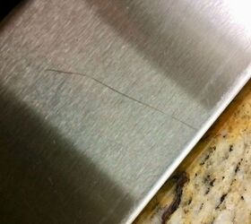 getting scratches out of stainless steel