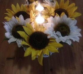 lampshade flower vase