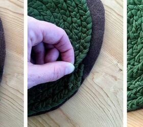 shirt braided plant mats trivets coasters