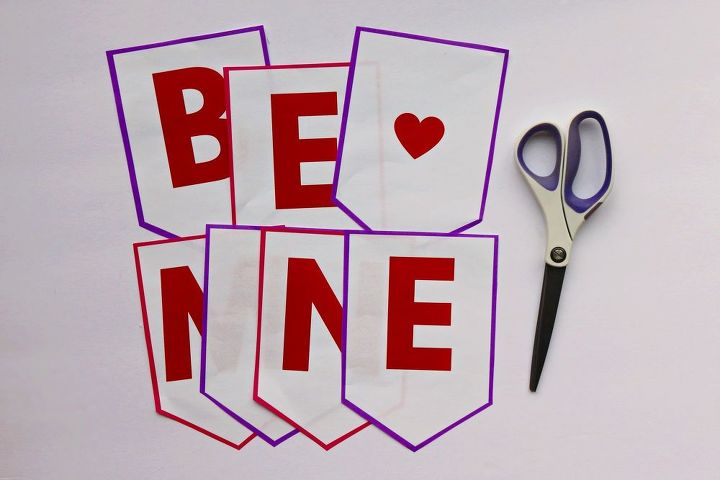 diy be mine valentine banner w printable