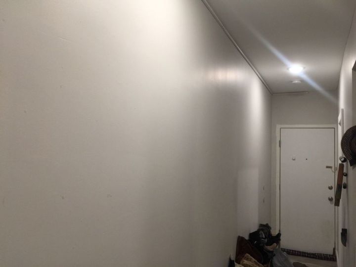 q what can i do with the wall and a tight space hallway in my apartment