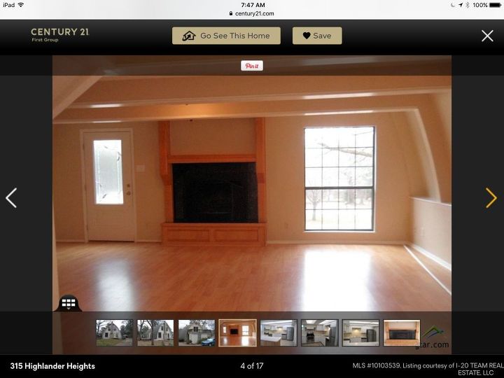 q how could slanted walls as in an a frame house be decorated