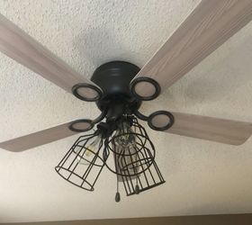 Old White Ceiling Fan Gets An Update!