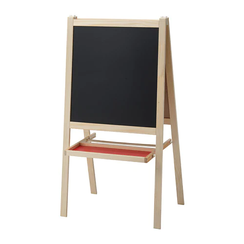 colorful easel makeover
