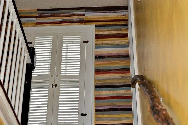 DIY wood accent wall