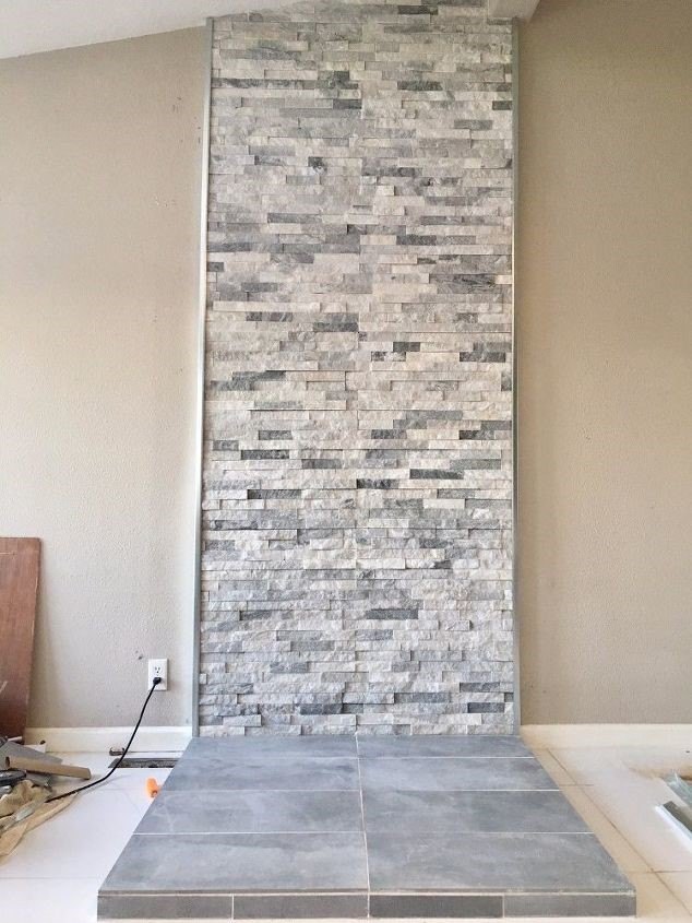 Living room wooden accent wall