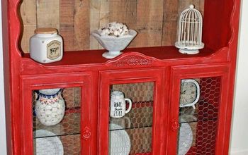 Old Hutch Top Makeover - Flip It Upside Down!