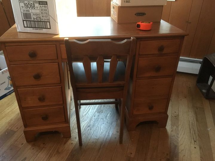q how do i paint this 50 year old desk using latex paint