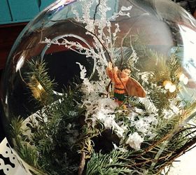 Create a Winter Fairy Garden with a Christmas Theme