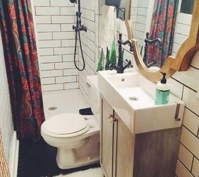 skip the remodel try these 12 bathroom decor ideas, Rustic Bathroom Decor Love the Tompkins
