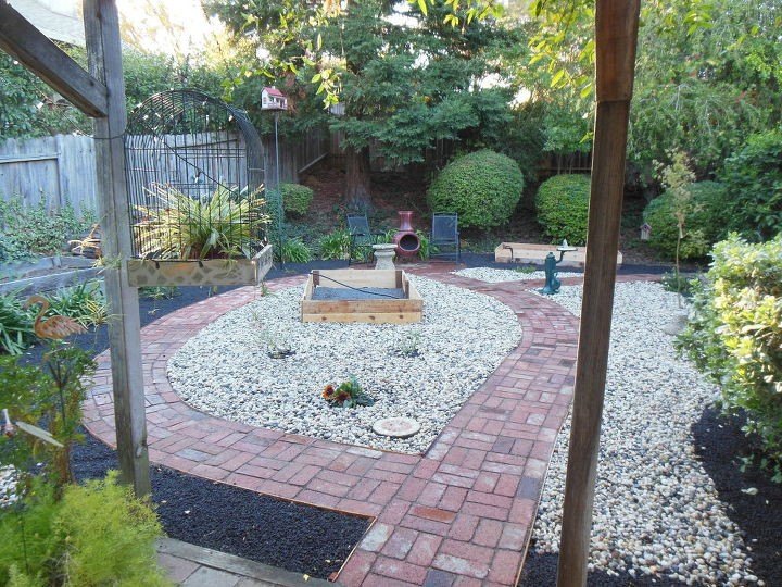 6 ideas de jardinera para el patio delantero que aaden atractivo a la acera, Ideas de paisajismo en el patio delantero con rocas Lee Delaney