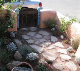 6 front yard landscaping ideas that add curb appeal, Mosaic Walkway Eileen Wuenstel Taylor