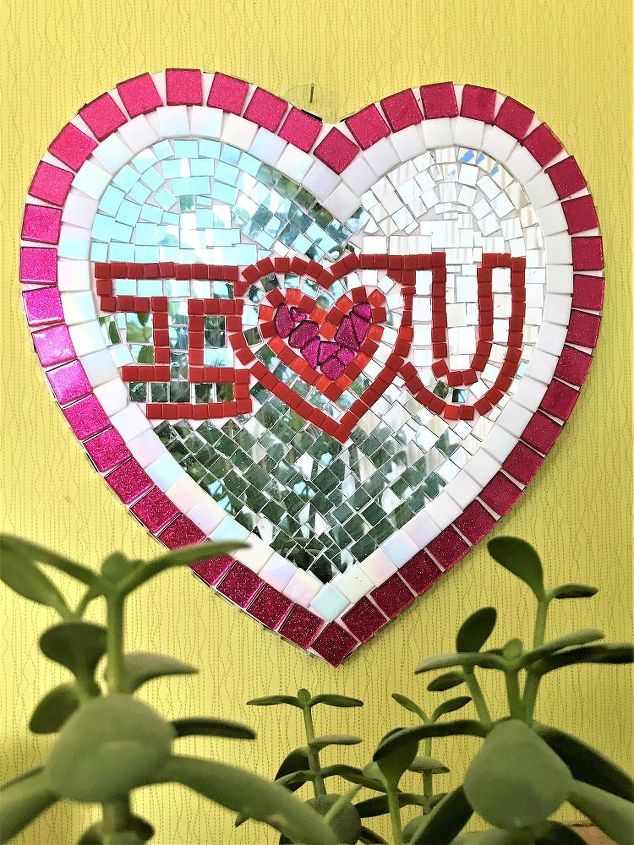cmo crear un mosaico de arte de corazn de amor regalo de san valentn, Susan Goode Arte del coraz n del amor