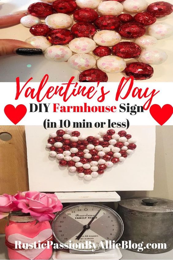 como hacer este sencillo cartel de corazon para san valentin en 10 minutos