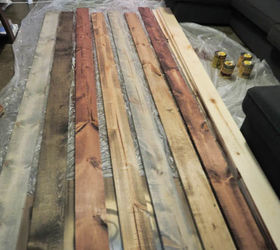 how to inexpensively create a reclaimed wood wall
