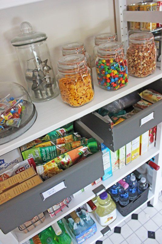 14 genius pantry door upgrades that will elevate your kitchen, Open Door Food Pantry Lela Burris
