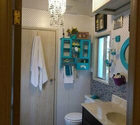 unexpected ideas for your kitchen and bathroom mobile home remodel, Mobile Home Remodel Bathroom Cat Shaw