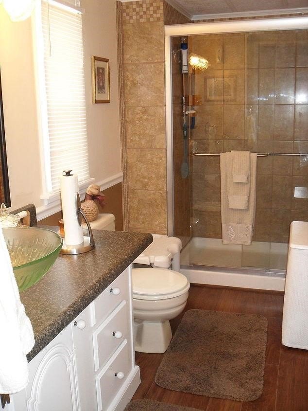 unexpected ideas for your kitchen and bathroom mobile home remodel, DIY Mobile Home Bathroom Remodeling Carolyn Faye Blizzard Lanier