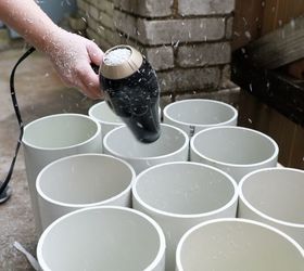 Stand a PVC pipe in your entryway (organizing idea!)