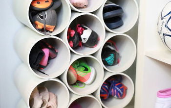 Organizador de tubos de PVC para tus zapatos