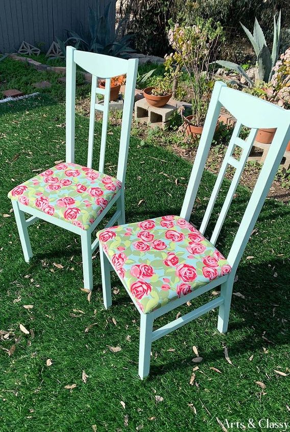silla de ikea hack colorido brillante cambio de imagen de los muebles florales
