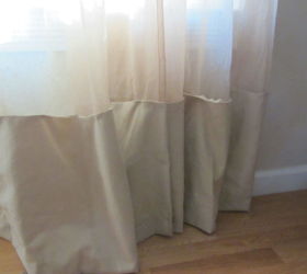 oh no uneven curtains and i don t like to sew