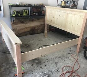 farmhouse bedroom set how to make a diy farmhouse bed, How to build a bed