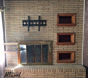 cozy up your living space with a beautiful fireplace remodel, Brick Fireplace Remodel Jennifer Allwood