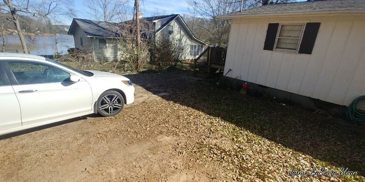 how can i create a one or two car parking space in my yard for cheap