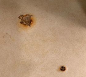 How to fix burned countertop