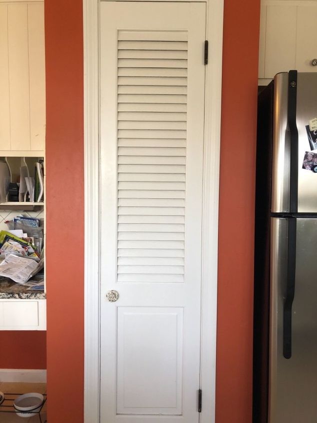 q panel over a louver door hate the