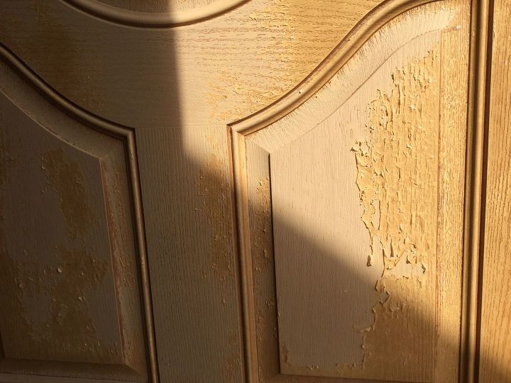 q how do i paint a pre finished laminate door