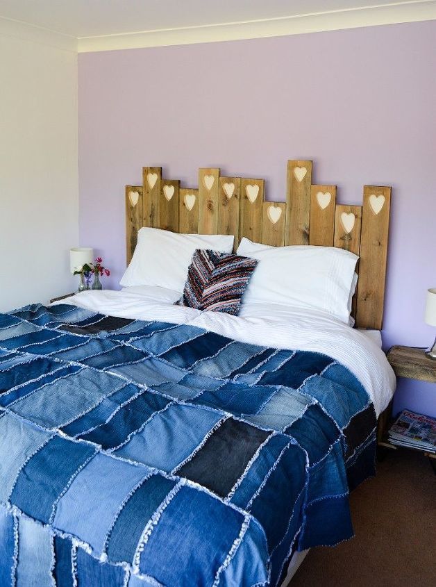 20 best diy wooden headboard ideas, DIY Wood Headboard Ideas Vickymcreations