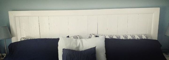 20 best diy wooden headboard ideas, Reclaimed Wood Headboard King Beth Ladnier