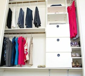 ideas brillantes para organizar el armario, Organizador de armarios DIY Ashley Meyer Design Build Love