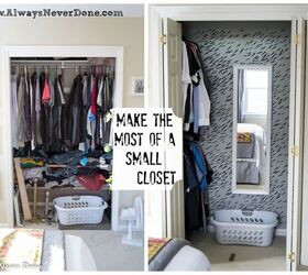 ideas brillantes para organizar el armario, Ideas para armarios peque os Amy
