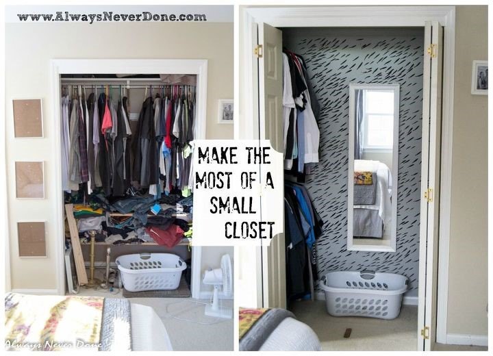 ideas brillantes para organizar el armario, Ideas para armarios peque os Amy