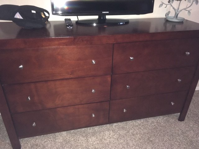 q how to change look of bedroom dresser