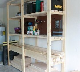shelving ideas guaranteed to improve your space, Garage Shelving Ideas Build It Craft It Love It